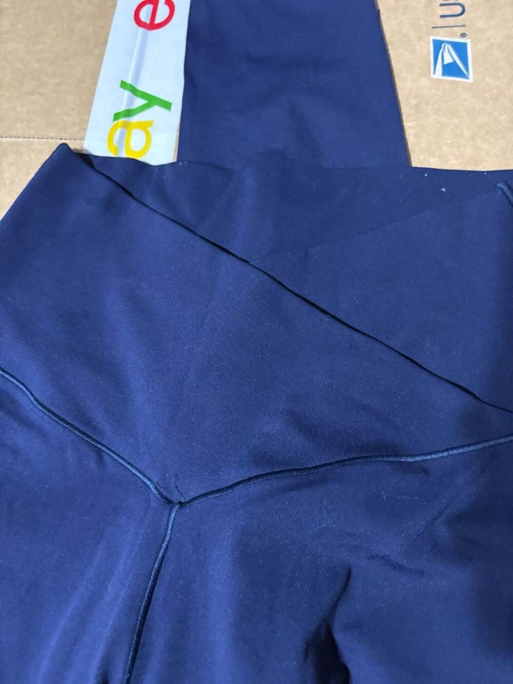OFFLINE‎ by Aerie Real Me High Waisted Crossover Legging in Navy size medium - Picture 5 of 7